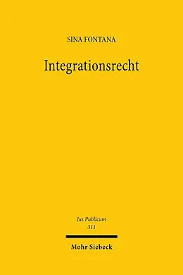 E-Book (pdf) Integrationsrecht von Sina Fontana