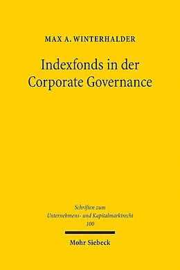 E-Book (pdf) Indexfonds in der Corporate Governance von Max A. Winterhalder