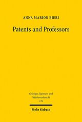 eBook (pdf) Patents and Professors de Anna Marion Bieri