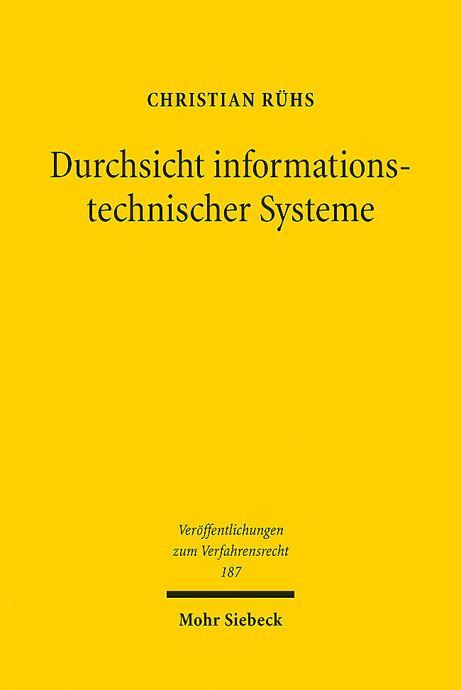 Durchsicht informationstechnischer Systeme