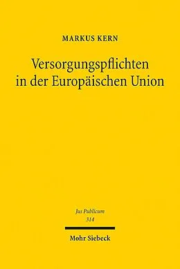 E-Book (pdf) Versorgungspflichten in der Europäischen Union von Markus Kern