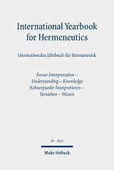 eBook (pdf) International Yearbook for Hermeneutics / Internationales Jahrbuch für Hermeneutik de 