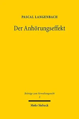 E-Book (pdf) Der Anhörungseffekt von Pascal Langenbach