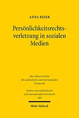 E-Book (pdf) Persönlichkeitsrechtsverletzung in sozialen Medien von Anna Bizer