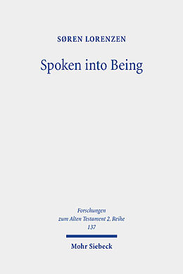 Couverture cartonnée Spoken into Being de Søren Lorenzen