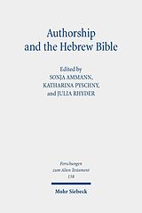 eBook (pdf) Authorship and the Hebrew Bible de 