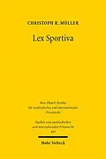 E-Book (pdf) Lex Sportiva von Christoph R. Möller