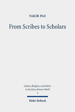 E-Book (pdf) From Scribes to Scholars von Yakir Paz