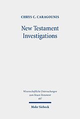 eBook (pdf) New Testament Investigations de Chrys C. Caragounis