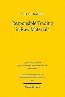 eBook (pdf) Responsible Trading in Raw Materials de Solveig Gasche
