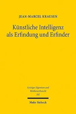 E-Book (pdf) Künstliche Intelligenz als Erfindung und Erfinder von Jean-Marcel Krausen