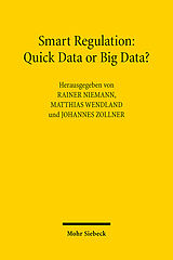 Kartonierter Einband Smart Regulation: Quick Data or Big Data? von 
