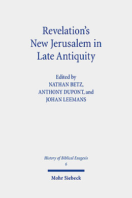 Couverture cartonnée Revelation's New Jerusalem in Late Antiquity de 