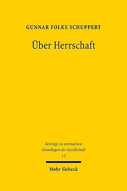 E-Book (pdf) Über Herrschaft von Gunnar Folke Schuppert