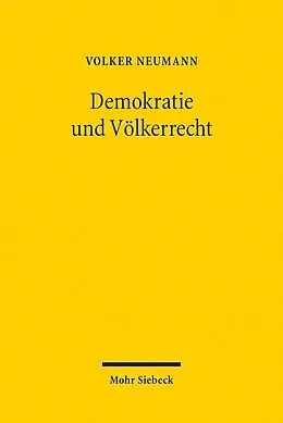 E-Book (pdf) Demokratie und Völkerrecht von Volker Neumann