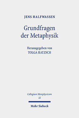 Kartonierter Einband Grundfragen der Metaphysik von Jens Halfwassen