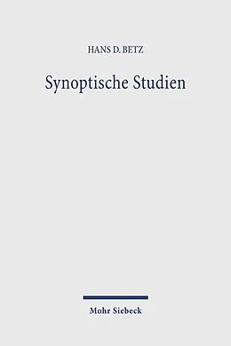 E-Book (pdf) Synoptische Studien von Hans Dieter Betz