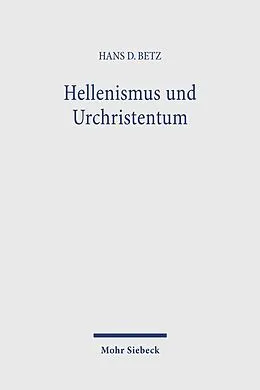 E-Book (pdf) Hellenismus und Urchristentum von Hans Dieter Betz