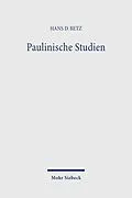 E-Book (pdf) Paulinische Studien von Hans Dieter Betz