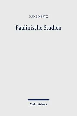 E-Book (pdf) Paulinische Studien von Hans Dieter Betz