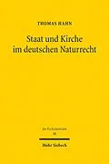 E-Book (pdf) Staat und Kirche im deutschen Naturrecht von Thomas Hahn