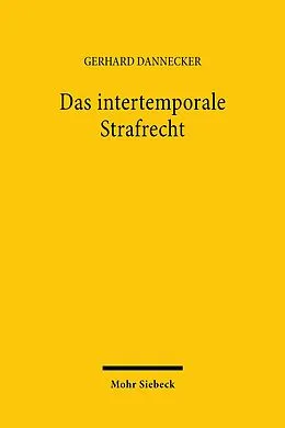 E-Book (pdf) Das intertemporale Strafrecht von Gerhard Dannecker