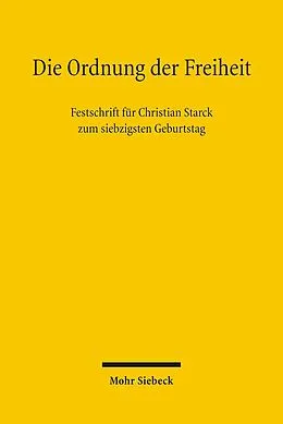E-Book (pdf) Die Ordnung der Freiheit von 