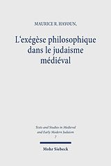 eBook (pdf) L'exégèse philosophique dans le judaisme médiéval de Maurice R. Hayoun