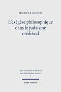 E-Book (pdf) L'exégèse philosophique dans le judaisme médiéval von Maurice R. Hayoun