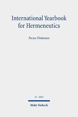 eBook (pdf) International Yearbook for Hermeneutics de 