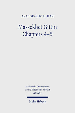 Livre Relié Massekhet Gittin Chapters 4-5 de Anat Israeli, Tal Ilan