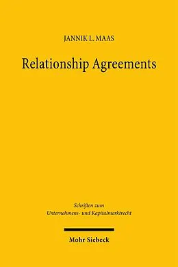 E-Book (pdf) Relationship Agreements von Jannik L. Maas