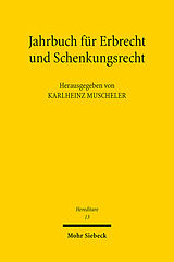 Kartonierter Einband Jahrbuch für Erbrecht und Schenkungsrecht von 