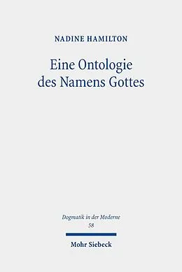 E-Book (pdf) Eine Ontologie des Namens Gottes von Nadine Hamilton