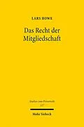 E-Book (pdf) Das Recht der Mitgliedschaft von Lars Howe