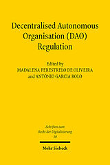 Couverture cartonnée Decentralised Autonomous Organisation (DAO) Regulation de 