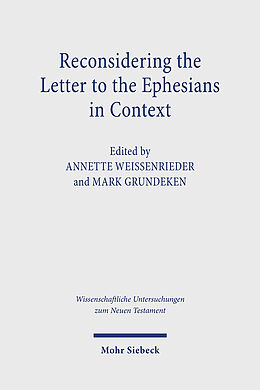 Livre Relié Reconsidering the Letter to the Ephesians in Ancient Context de 