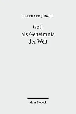 E-Book (pdf) Gott als Geheimnis der Welt von Eberhard Jüngel