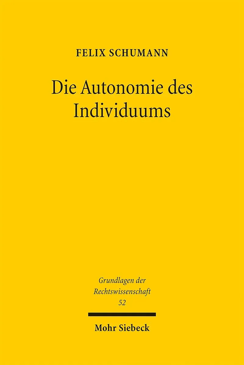 Die Autonomie des Individuums