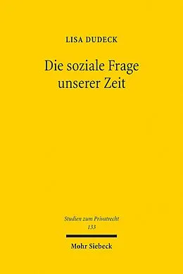 E-Book (pdf) Die soziale Frage unserer Zeit von Lisa Dudeck