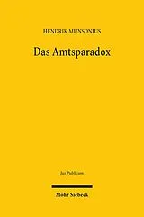 E-Book (pdf) Das Amtsparadox von Hendrik Munsonius