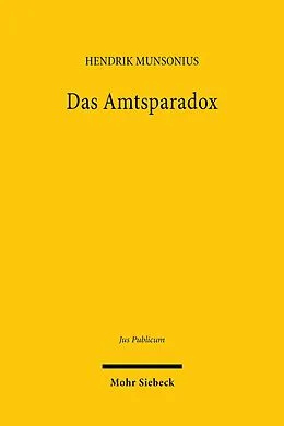 E-Book (pdf) Das Amtsparadox von Hendrik Munsonius