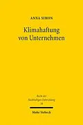 E-Book (pdf) Klimahaftung von Unternehmen von Anna Simon