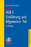 E-Book (pdf) BGB I: Einführung und Allgemeiner Teil von Dieter Leipold