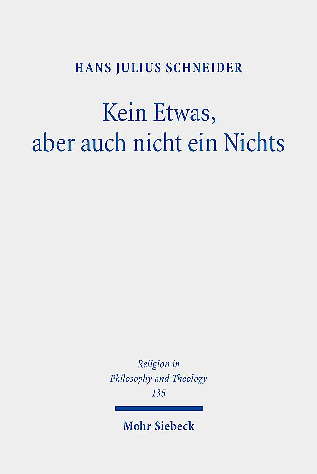 Kein Etwas, aber auch nicht ein Nichts