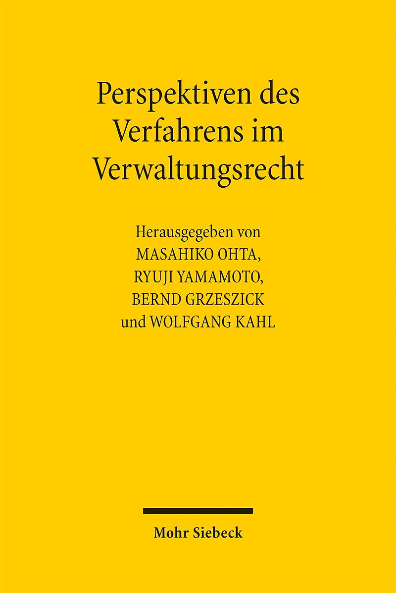 Perspektiven des Verfahrens im Verwaltungsrecht