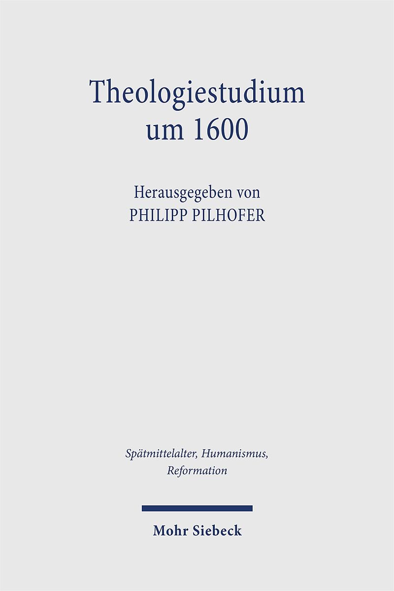 Theologiestudium um 1600