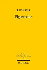 Kartonierter Einband Eigenrechte von Rike Sinder