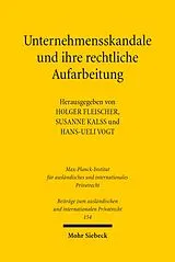 Fester Einband Unternehmensskandale und ihre rechtliche Aufarbeitung von