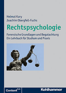 Taschenbuch Rechtspsychologie von Helmut Kury, Joachim Obergfell-Fuchs